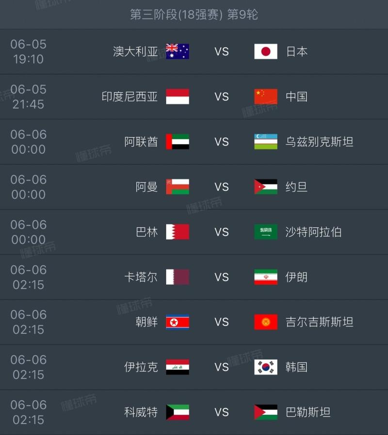 世界杯赛程时间表2026几点开始？世界杯 比赛时间？